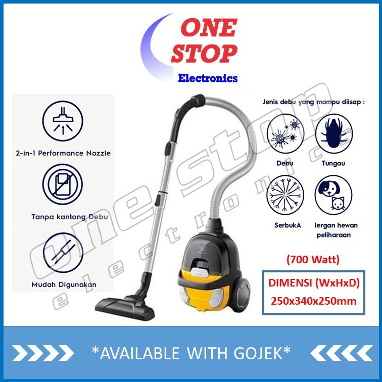 ELECTROLUX Z1230 / Z 1230 Vacuum Cleaner Compactgo Cyclonic 700 Watt Gam