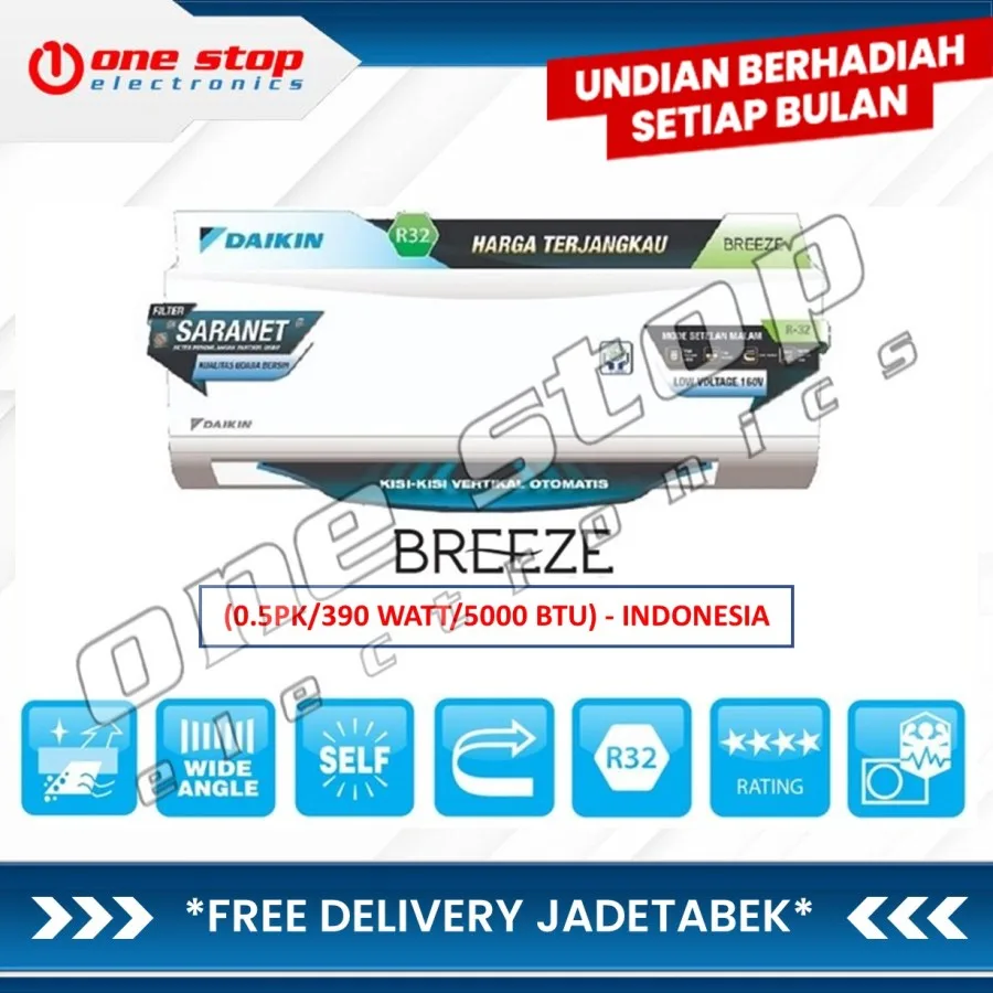 DAIKIN FTP15AV149 AC Standard BREEZE 0.5PK - INDONESIA