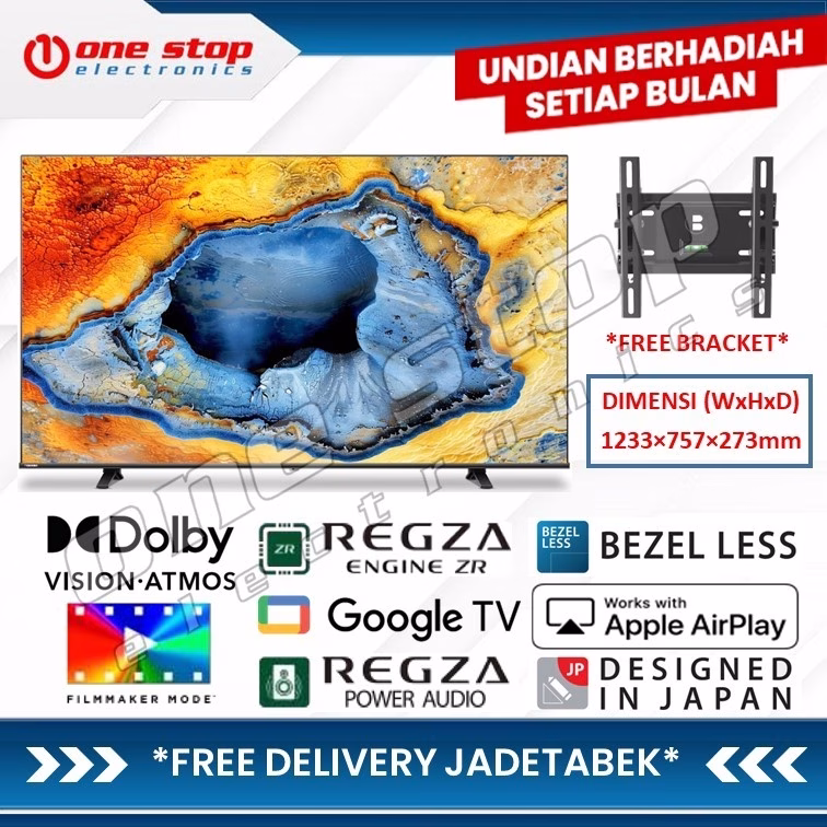 TOSHIBA 55C350NP / 55 C350 NP Smart 4K UHD Google TV w/ Dolby Vision-Atmos 55 Inch