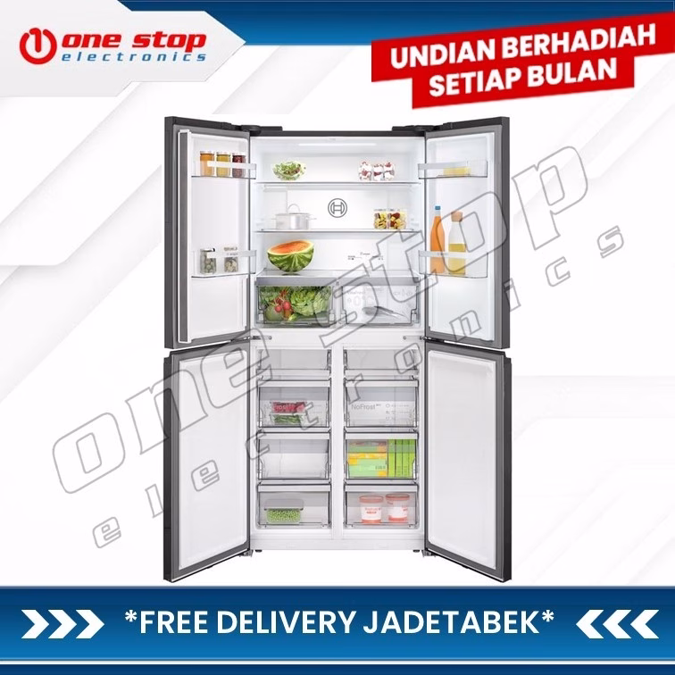 BOSCH KMC85LEEA Kulkas Multi Door w/ Glass Door 4 Pintu 547L - Image 2
