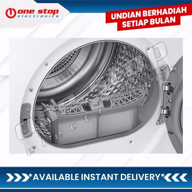 SAMSUNG DV10BB9440GHSE Mesin Pengering / Dryer Heat Pump Bespoke AI 10 KG - Image 2