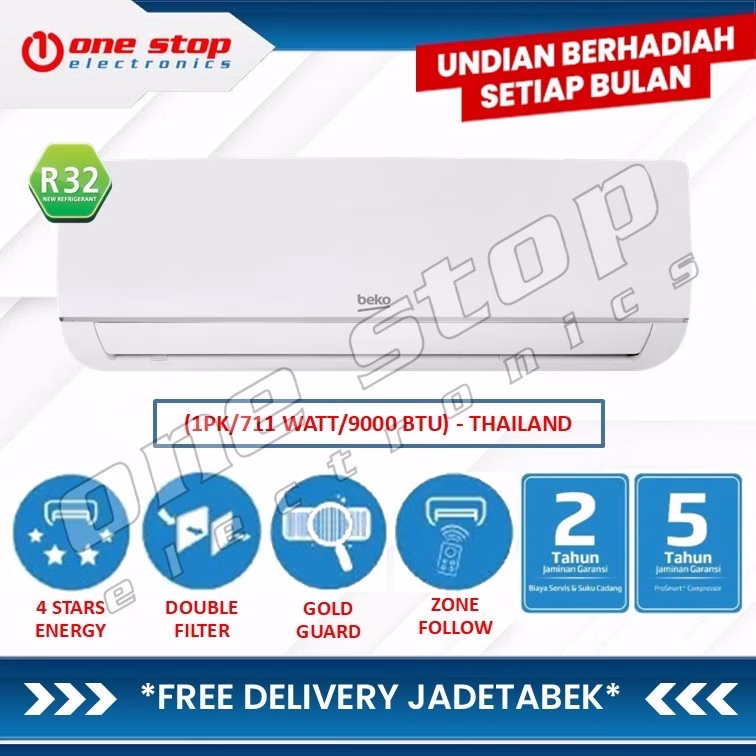 BEKO BSFSA 090 A / BSFSA090A AC Split Standard w/ Double Hygiene Filter 1PK