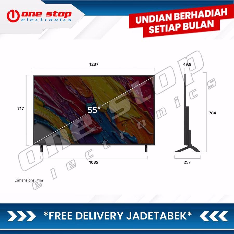 LG 55QNED82ASA 4K UHD QNED AI Smart TV 55 Inch