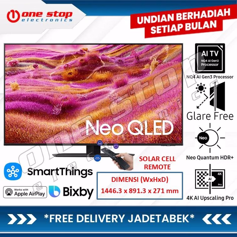 SAMSUNG 65QN90F Neo QLED 4K Vision AI Smart TV 65 Inch - QN90F / 65QN90 / QA65QN90F / QA65QN90FAKXXD