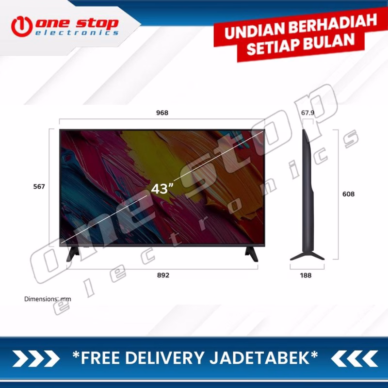 LG 43QNED70ASA 4K UHD QNED AI Smart TV 43 Inch - Image 2