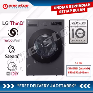 LG F2515SNEG1 Mesin Cuci Front Loading 15Kg