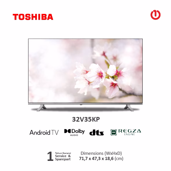 TOSHIBA 32V35KP HD Smart Android TV 32 Inch
