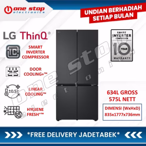 LG GV-B23FFQPB Kulkas Multi Door 634L