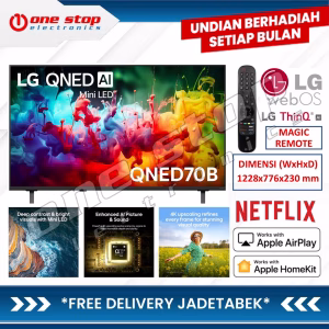 LG 55QNED70BSA Mini LED 4K UHD QNED AI Smart TV 55 Inch