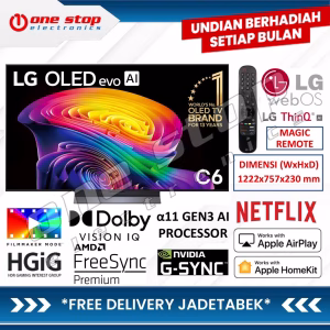 LG OLED65C6PSA 4K UHD OLED evo AI C5 Smart TV 65 Inch