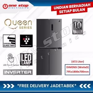 SHARP SJ-IF50PMA-DS Kulkas Multi Door 4 pintu Inverter 472 L