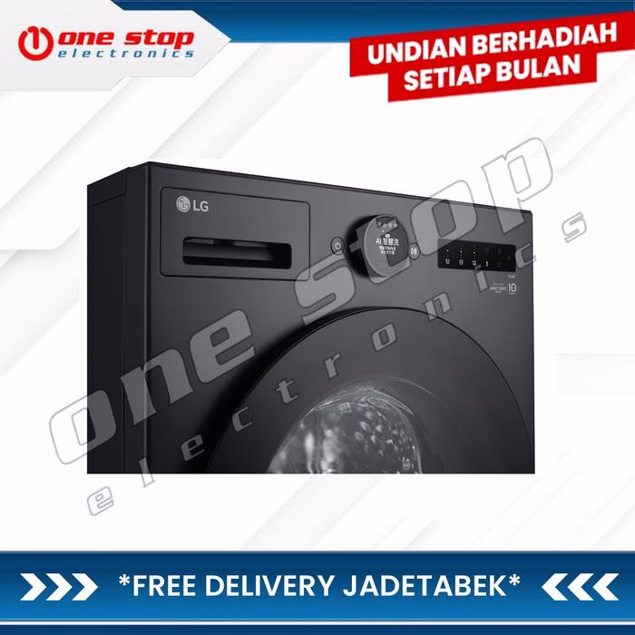 LG F2520RNTGA1 Mesin Cuci Front Loading Washer Dryer 20/10Kg - Image 2