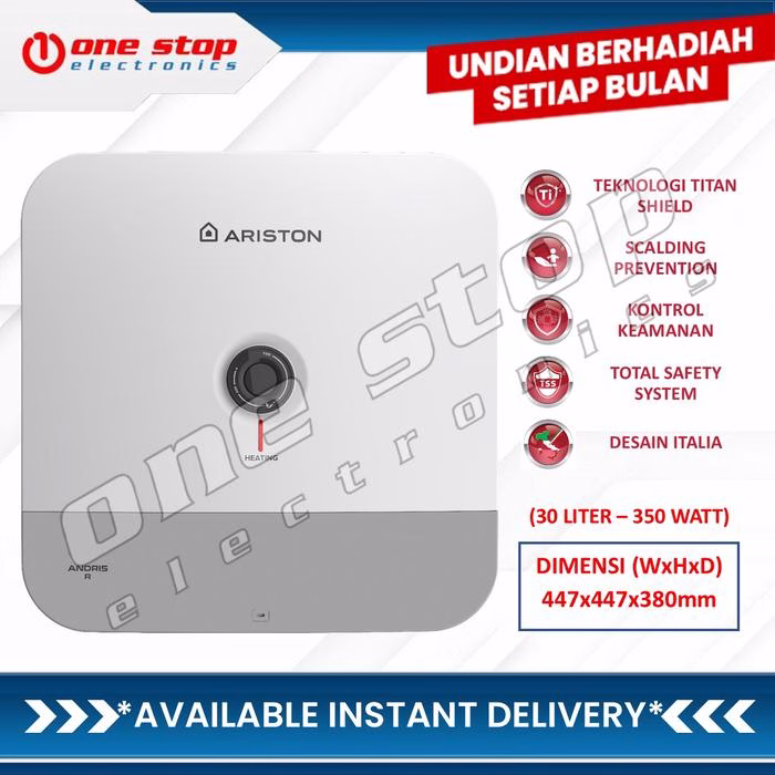 ARISTON AN3 15 R / AN3 15R / Andris 3 R Water Heater 15 Liter 200 Watt